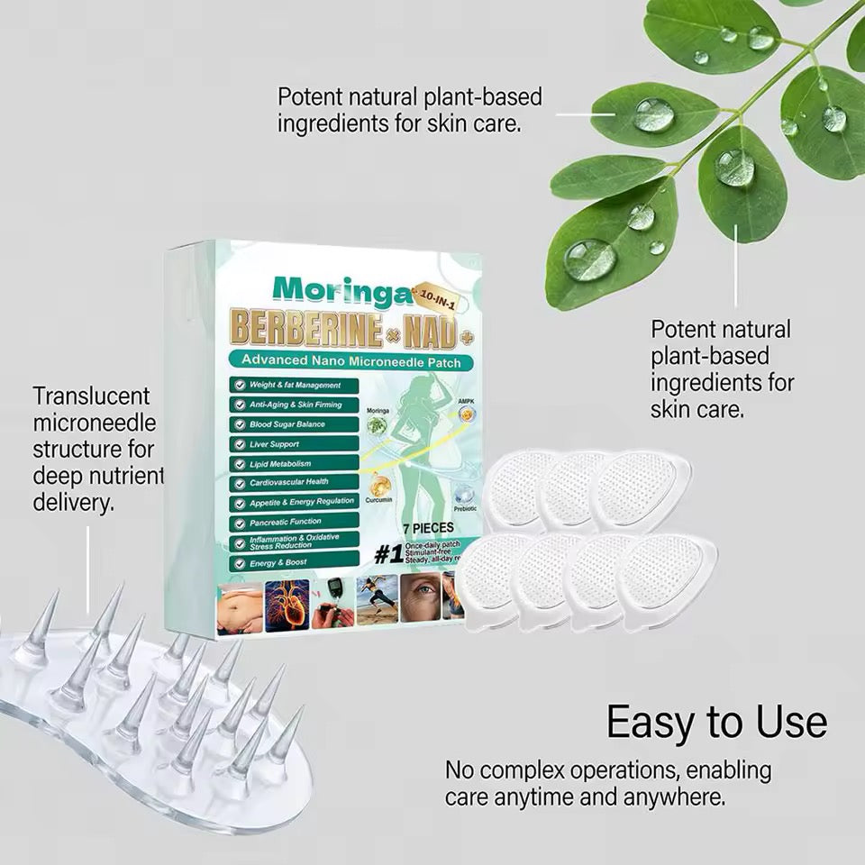 SlimGlow Patch™ – Breakthrough 10-in-1 Nano Microneedle Technology