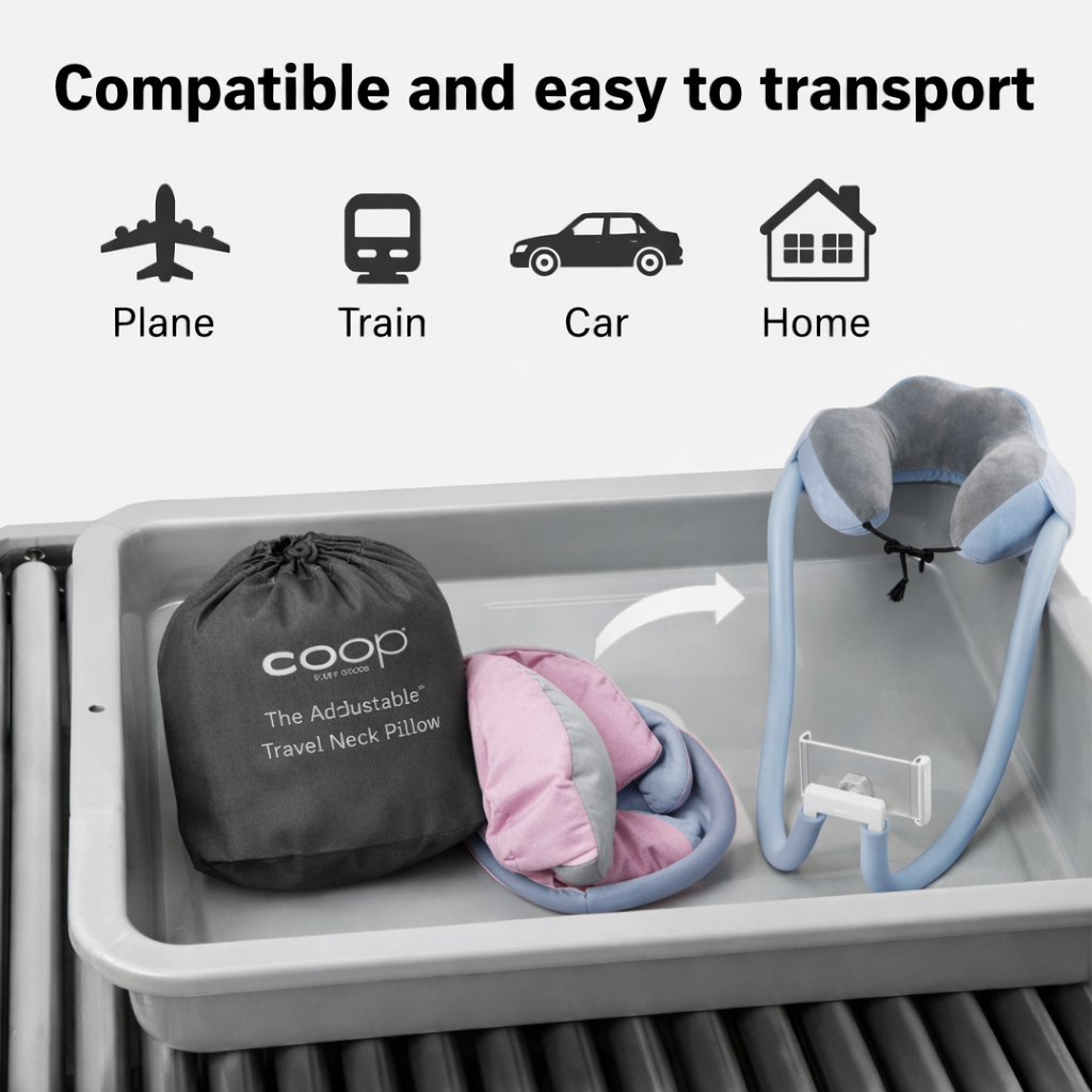 Horizon 2-in-1 Hands-Free Neck Pillow Phone Holder