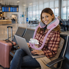 Horizon 2-in-1 Hands-Free Neck Pillow Phone Holder