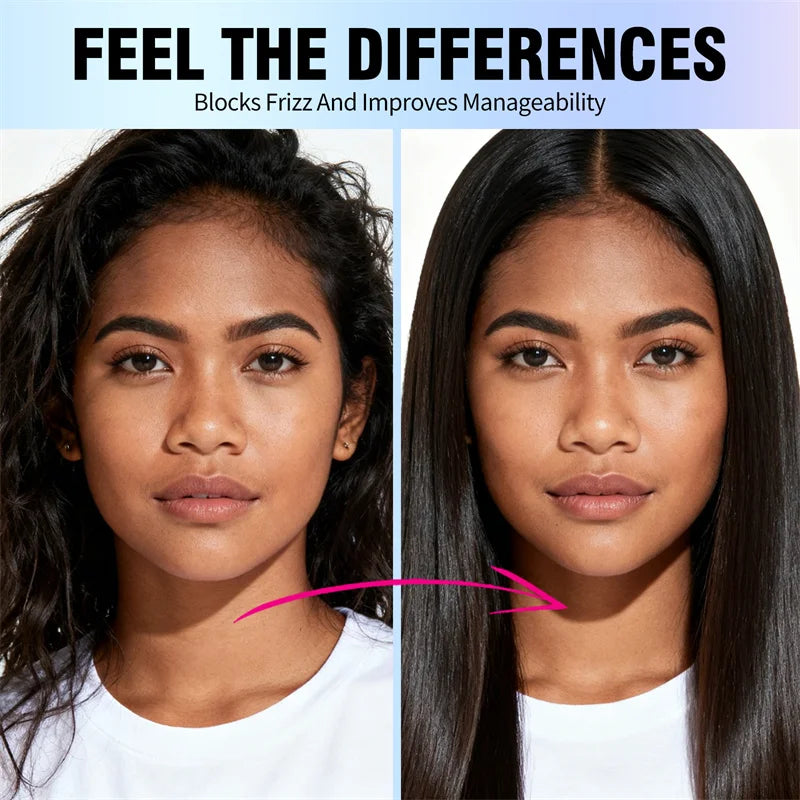 Keratin Hair Straightening Cream with Comb 100ml  Repair Damaged Frizzy Hair Soft Smooth Shiny Straightening Deep Moisturizing