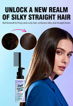 Keratin Hair Straightening Cream with Comb 100ml  Repair Damaged Frizzy Hair Soft Smooth Shiny Straightening Deep Moisturizing
