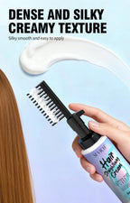 Keratin Hair Straightening Cream with Comb 100ml  Repair Damaged Frizzy Hair Soft Smooth Shiny Straightening Deep Moisturizing