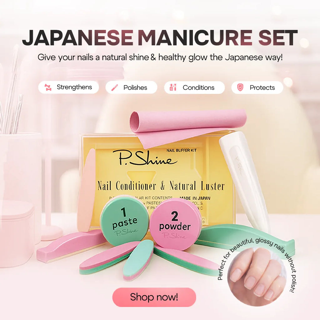 Professional Japanese Manicure Kit – Nail Strengthening Powder & Paste for Natural Shine at Home
