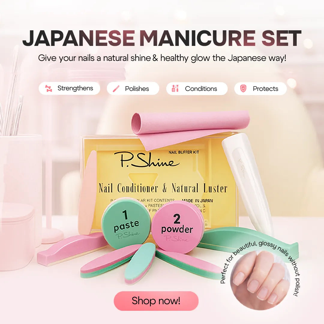 Professional Japanese Manicure Kit – Nail Strengthening Powder & Paste for Natural Shine at Home