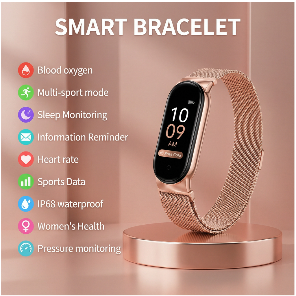 AuraFit™ Elegance Smart Bracelet