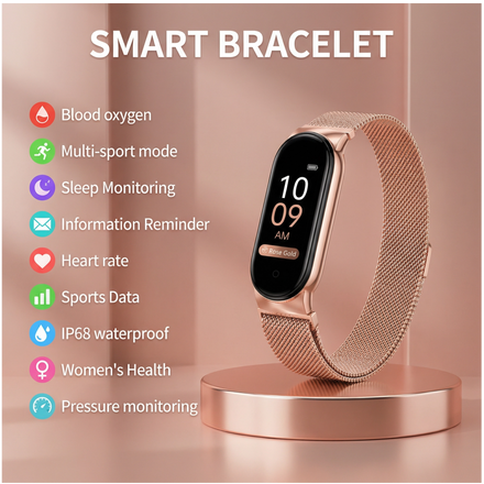 AuraFit™ Elegance Smart Bracelet