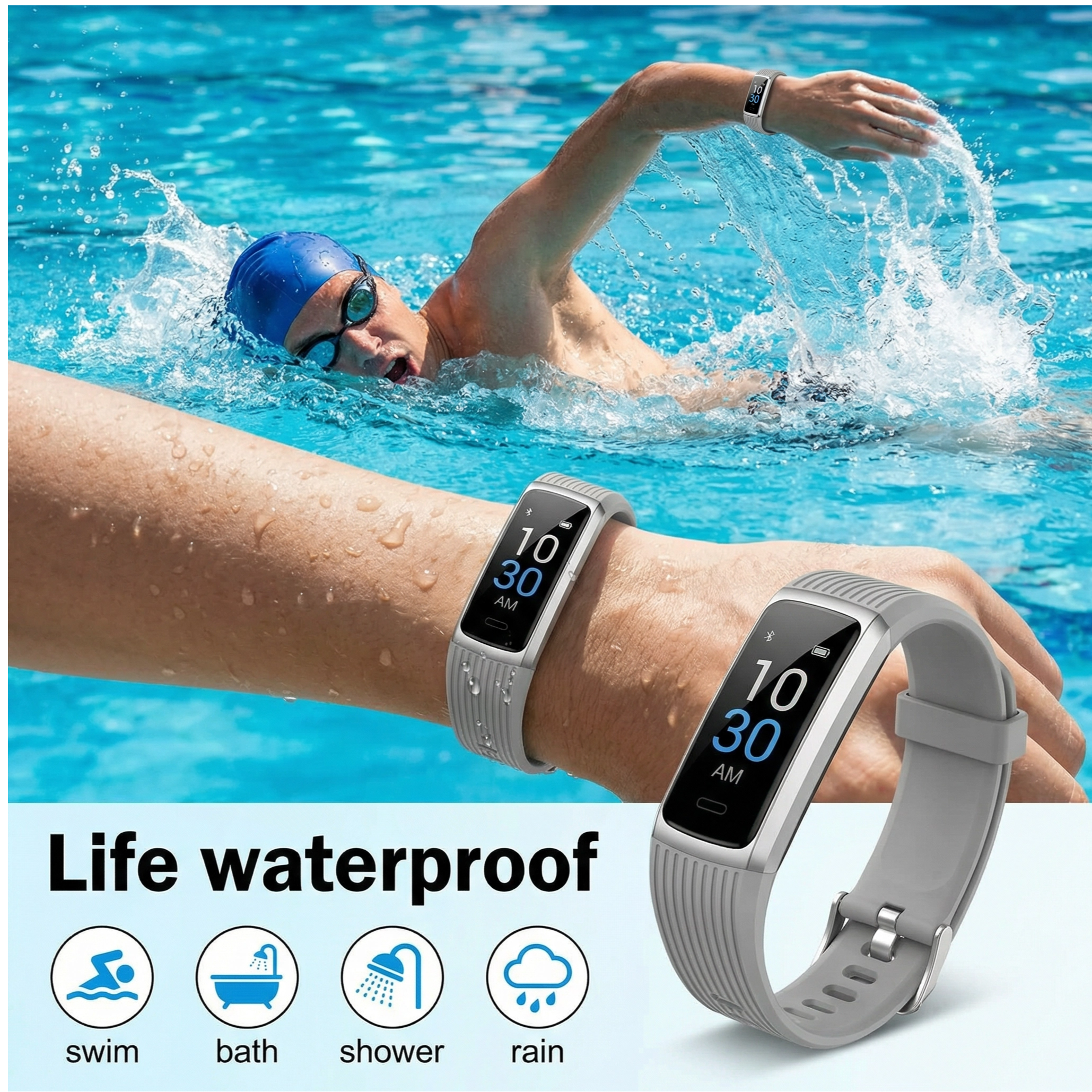 AuraFit™ Elegance Smart Bracelet